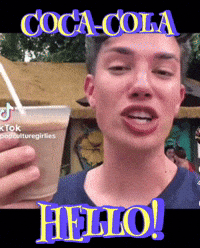 Coca Cola Hello GIF by Jess Stempel