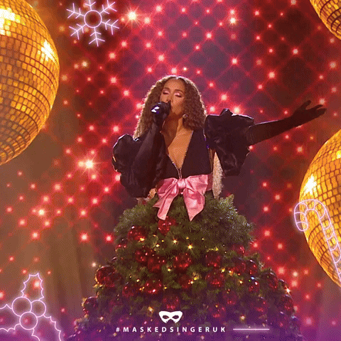 Rita Ora Christmas GIF by The Masked Singer UK & The Masked Dancer UK