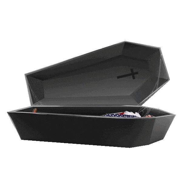 Waking Up Funeral Sticker