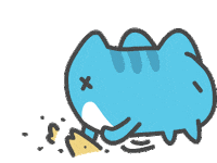 Disgusted Cat Sticker by Capoo