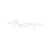Monday Sticker