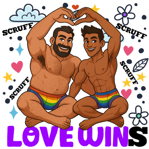 Gay Love Sticker by SCRUFF