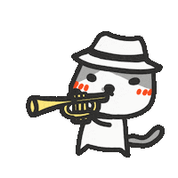 Trumpet Sticker by yomoyeah