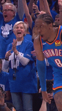 Excited Nba Playoffs GIF by NBA