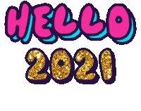 Happy New Year Hello Sticker