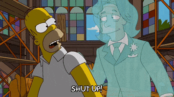 Episode 18 Shut Up GIF by The Simpsons