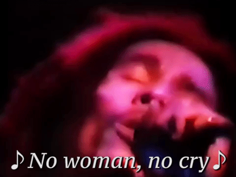 no woman no cry GIF by Bob Marley