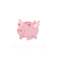 Saving Pay Day Sticker by PositivelyPigasus