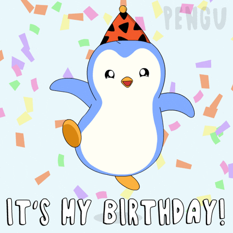 Happy Birthday Dancing GIF by Pudgy Penguins