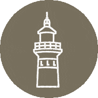 ringkobingskjernmuseum lighthouse leuchtturm leuchtfeuer hvide sande Sticker