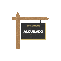SunsetHomeRealEstate inmobiliaria alquilado sunsethome sentimientosunset Sticker