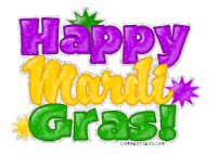 Mardi Gras Sticker