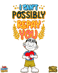 Best Friend Thank You Sticker by Zhot Music