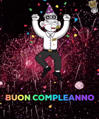 Buon Compleanno Tanti Auguri GIF by Zhot Shop