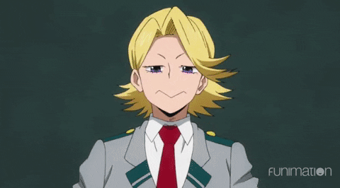 i cannot stop twinkling my hero academia GIF by Funimation
