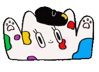 vanil_art cat kawaii artist adorable Sticker