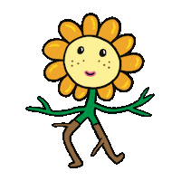 Happy Flower Sticker