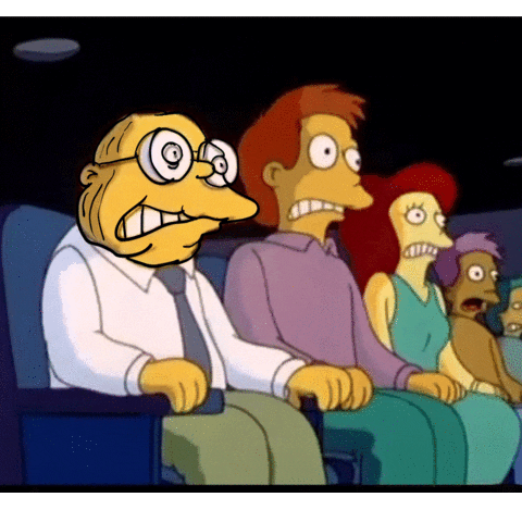 the simpsons exit GIF by deladeso