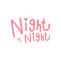 Good Night Text Sticker