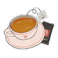 Claireillustration aesthetic tea rose the Sticker