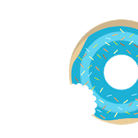Watercity_waterpark water donut doughnut themepark Sticker