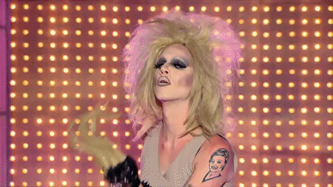 sharon needles blow kiss GIF by RuPaul's Drag Race
