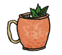 Happy Hour Cheers Sticker by By Sauts // Alex Sautter