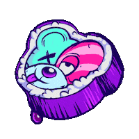 ScummyBears bear edm sushi streetwear Sticker