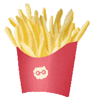 食べ物 French Fries Sticker
