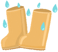 Christmas Raining Sticker