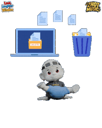 Delete Clean Up Sticker by Zhot