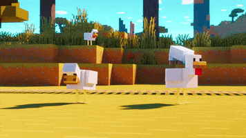 Freak Out What GIF by Minecraft