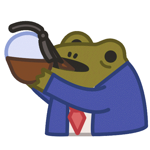 Good Morning Coffee Sticker