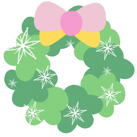 Christmas Wreath Sticker