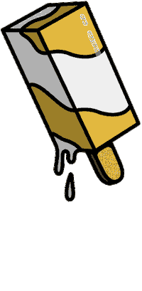Idepbarcelona design school icecream graphic Sticker