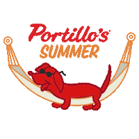 Wiener Dog Sticker by Portillo's Hot Dogs