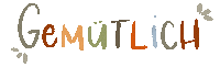Letters Herbst Sticker