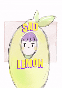 Sad Lemon GIF