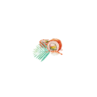 sushi Braga Sticker by Otsu Biru