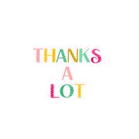 Thanks Thank You Sticker