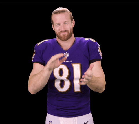 Baltimore Ravens Applause GIF by NFL