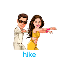 slow motion bollywood Sticker by Hike Messenger