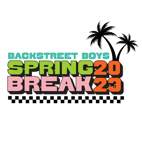 Spring Break Summer Sticker by BACKSTREET BOYS