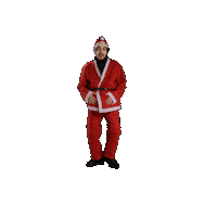 Happy Santa Claus Sticker by Simone Arena
