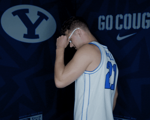 Byu Basketball Sport GIF by BYU Cougars