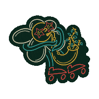 KcRollerWarriors kc kansas city roller derby roller skating Sticker