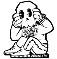 Black And White Art Sticker by Secret Walls