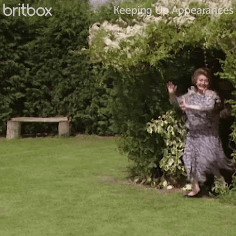 Hyacinth Bucket Dancing GIF by britbox