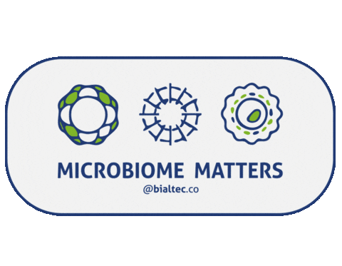 Microbiologia Microbioma Sticker by bialtec