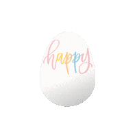 bowtotoecrafts easter egg happy easter easter egg Sticker